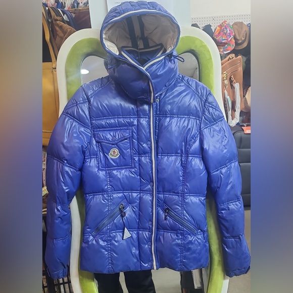 Moncler Shiny Royal Blue Jacket - Picture 6 of 6